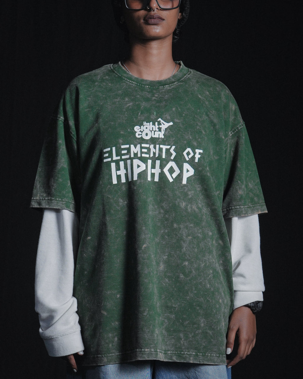 Foundation Tee Green — Knowledge Is the Base