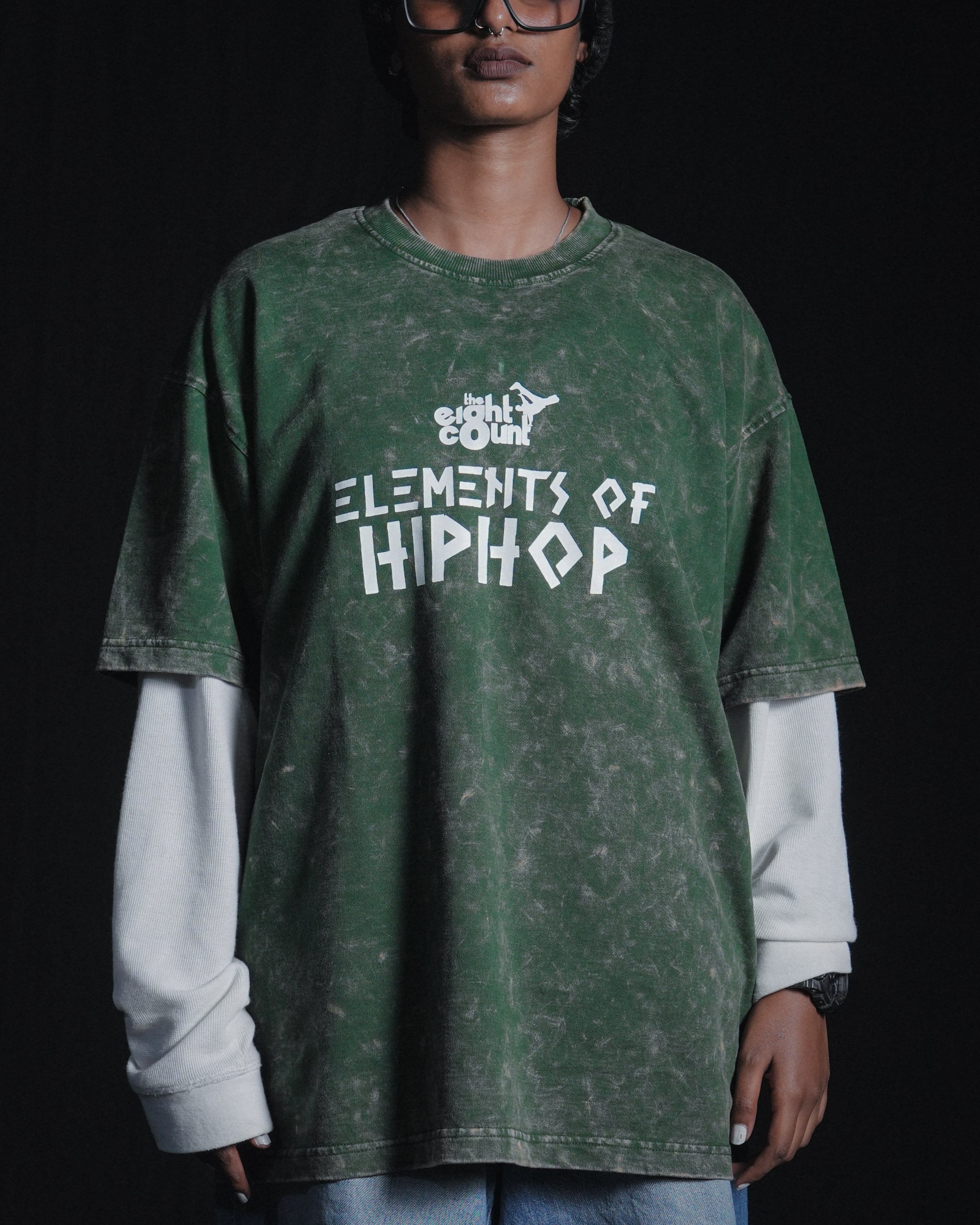 Foundation Tee Green — Knowledge Is the Base