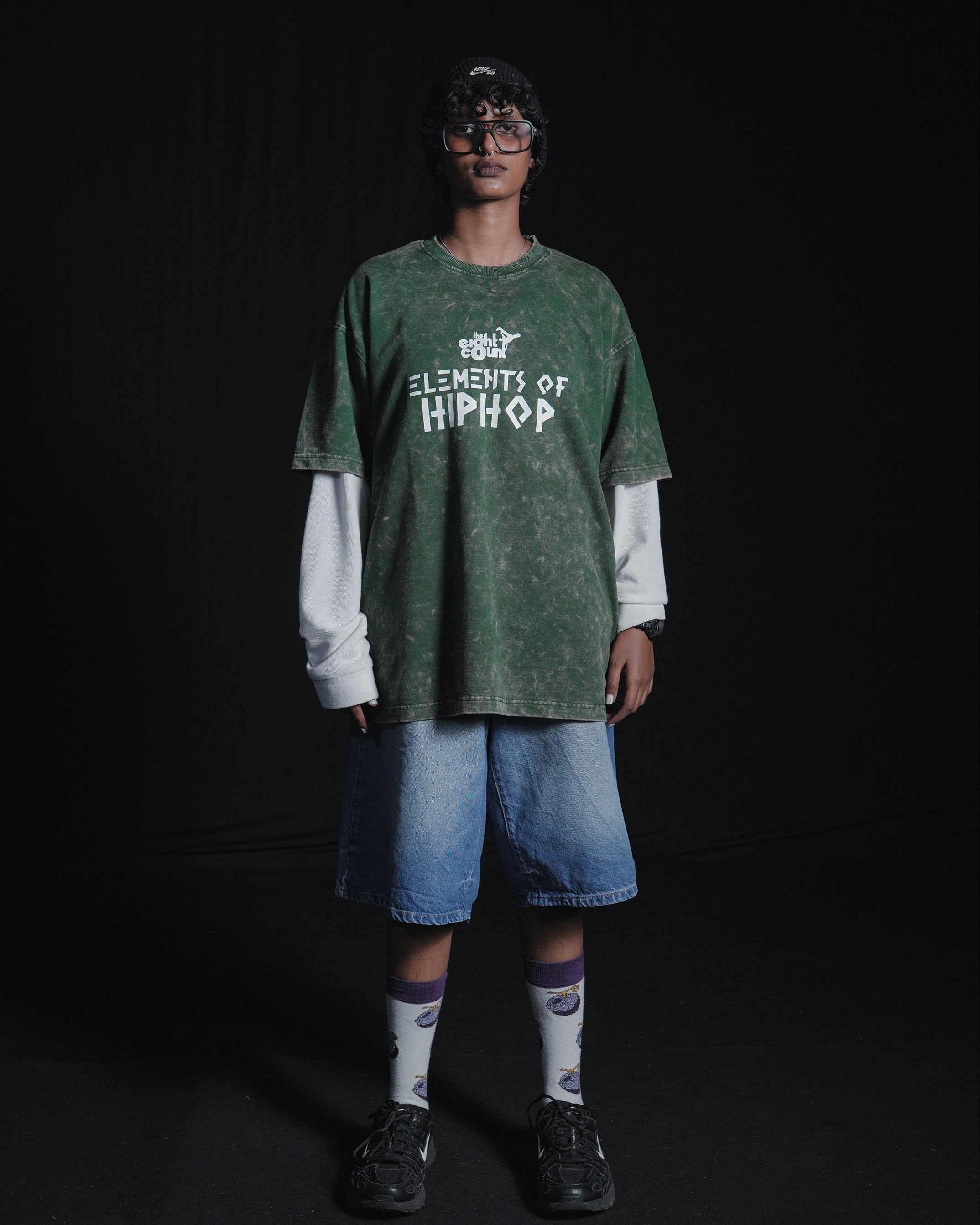 Foundation Tee Green — Knowledge Is the Base